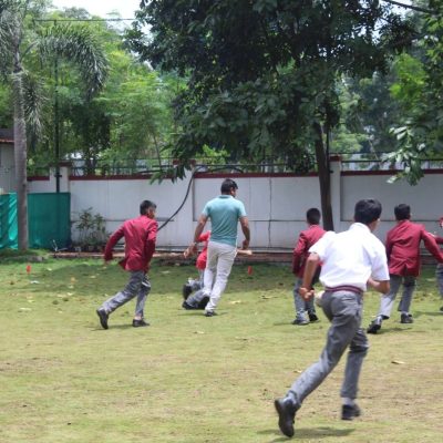 Students excelling in school sports at RKL Galaxy International School