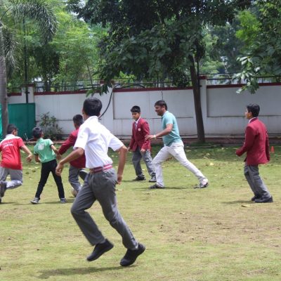 Students enjoying sports activities at RKL Galaxy  International School