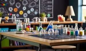 fully equipped science and maths labs at RKL Galaxy International School